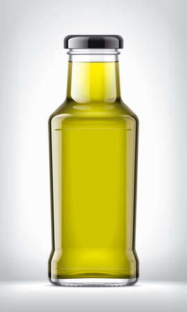 Glass Bottle on background.の写真素材