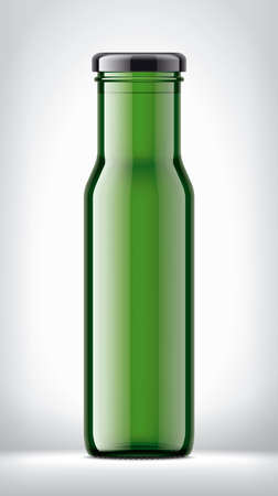 Glass Bottle on background.の写真素材