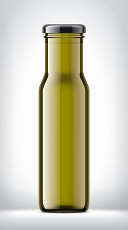 Glass Bottle on background.の写真素材