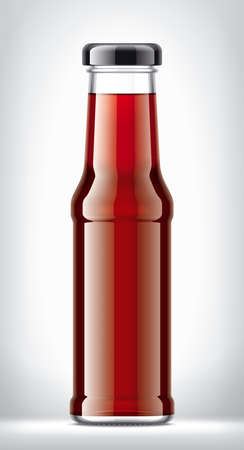Glass Bottle on background.の写真素材