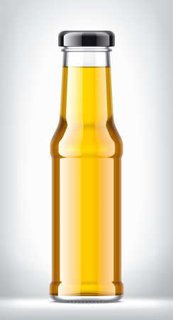 Glass Bottle on background.の写真素材