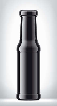 Glass Bottle on background.の写真素材