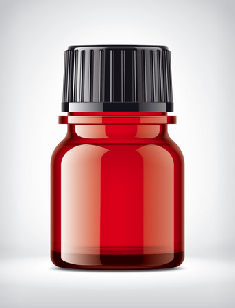 Pharmaceutical bottle on background.の写真素材