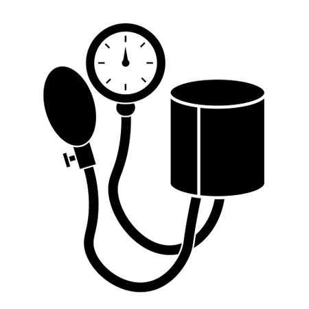Blood pressure kit icon for check and medical. Medical toolのイラスト素材