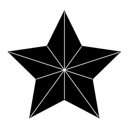 Simple illustration of Christmas tree toy Object for christmas design, mockup. Holiday decoration templateのイラスト素材