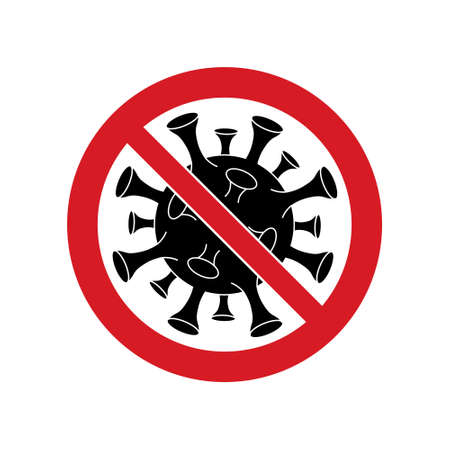 Covid-19 antivirus vaccination concept. Time to stop coronavirus. Flat styleのイラスト素材