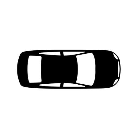 Car icon in flat style Simple traffic icon. Urban, city cars and vehicles transport conceptのイラスト素材