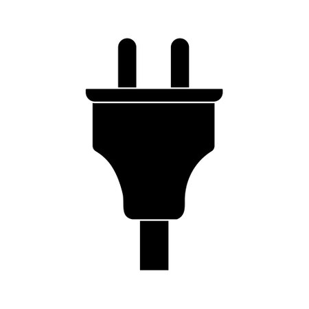 Eco electric plug icon Zero emission vehicle Battery charging station sign. Bio nature green eco symbol for web and businessのイラスト素材