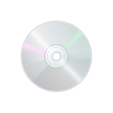 Compact disk CD DVD icon for disk drive in personal computer. Color iconのイラスト素材