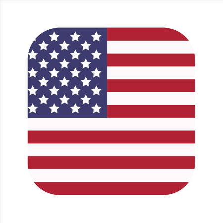 USA flag simple illustration for independence day or election. simple icon for webのイラスト素材