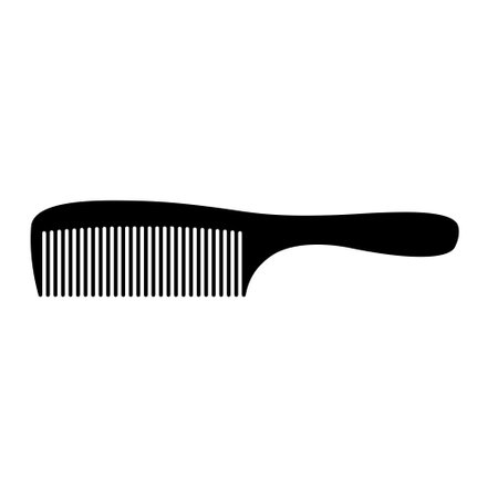 Hair comb icon for a beauty salon or barbershop in modern style. Body care related iconのイラスト素材