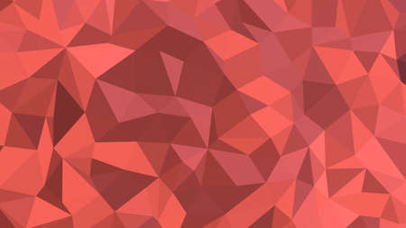 Indian Red abstract background in polygonal style, colorful vector illustration, 3D Trianglesのイラスト素材