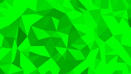 Green abstract background in polygonal style, colorful vector illustration, 3D Trianglesのイラスト素材