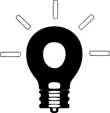 Lamp vector illustration on white backgroundのイラスト素材