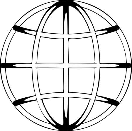 Globe Icon for Web Designのイラスト素材
