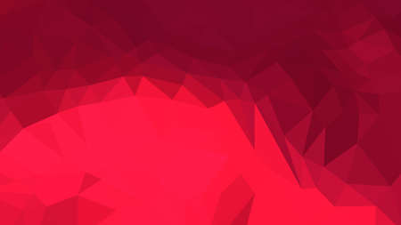 Crimson abstract background in polygonal style, colorful vector illustration, 3D Triangles