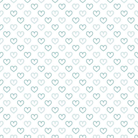 Stylish hearts seamless vector pattern. Wedding background. Romantic vector wallpaper for your design.のイラスト素材
