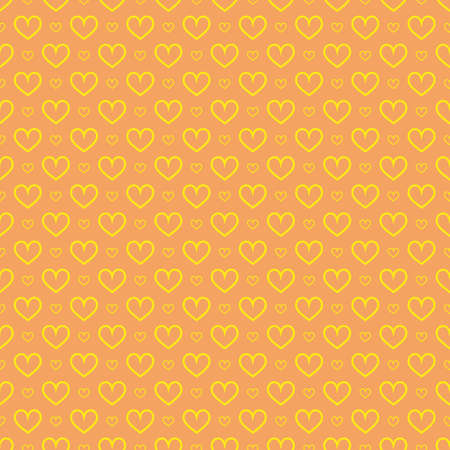 Stylish hearts seamless vector pattern. Wedding background. Romantic vector wallpaper for your design.のイラスト素材