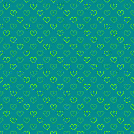 Stylish hearts seamless vector pattern. Wedding background. Romantic vector wallpaper for your design.のイラスト素材