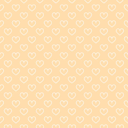 Stylish hearts seamless vector pattern. Wedding background. Romantic vector wallpaper for your design.のイラスト素材