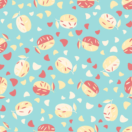 Fruit seamless pattern. Fashion design. Food print for kitchen tablecloth, curtain or dishcloth....