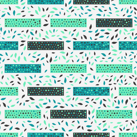 Seamless abstract pattern. Creative texture for fabric, wrapping, textile, wallpaper, apparel. Vector illustration. Colorful background.のイラスト素材