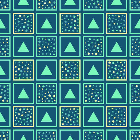 Seamless abstract pattern. Creative texture for fabric, wrapping, textile, wallpaper, apparel. Vector illustration. Colorful background.のイラスト素材