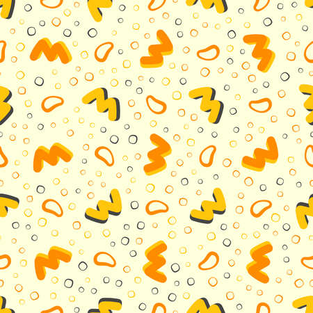 Seamless abstract pattern. Creative texture for fabric, wrapping, textile, wallpaper, apparel. Vector illustration. Colorful background.のイラスト素材