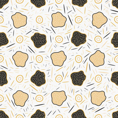 Seamless abstract pattern. Creative texture for fabric, wrapping, textile, wallpaper, apparel. Vector illustration. Colorful background.のイラスト素材