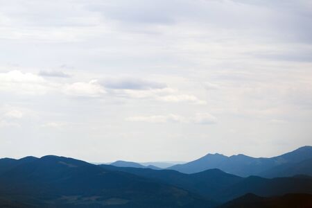Carpathian mountains landscape in Ukraineの写真素材