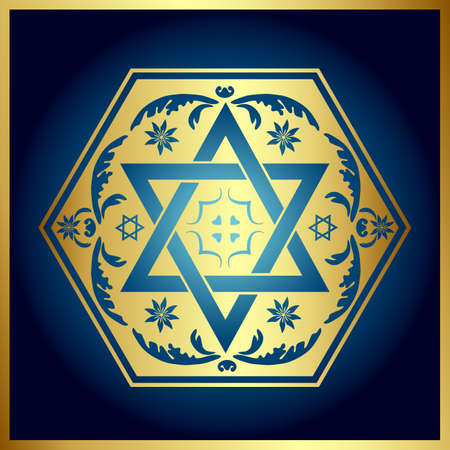 Vector of Star of Davidのイラスト素材