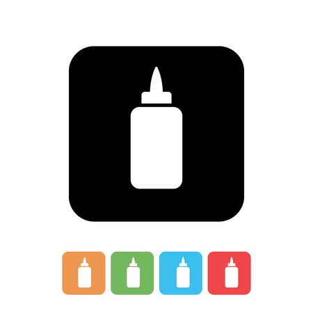 glue or machine oil isolated flat vector iconのイラスト素材