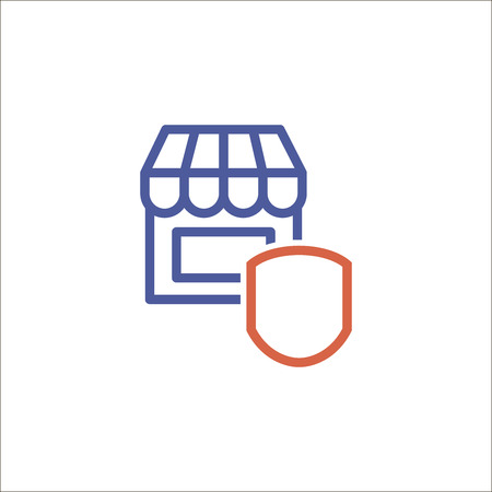 Store icon, shopping symbolのイラスト素材