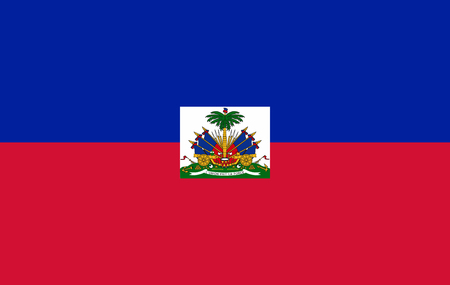Flag of Haiti vector imageのイラスト素材