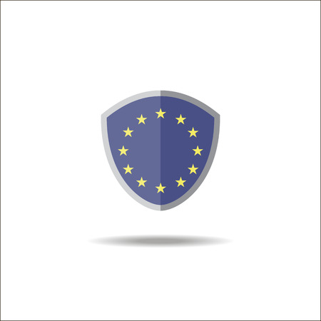 Flat Vector Shield Badgeのイラスト素材