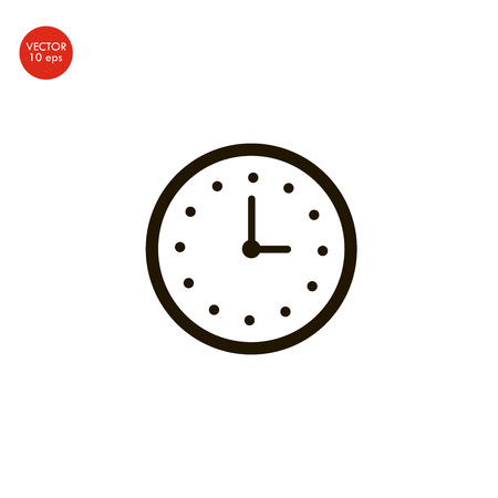 Watch Icon Vector. Simple flat symbolのイラスト素材