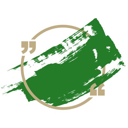 Quote text bubble. Commas, note, message and comment Design elementのイラスト素材