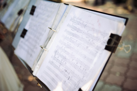 music notesの写真素材