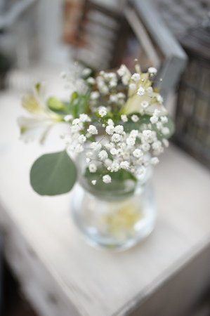wedding decor at restaurant with all beauty and flowersの写真素材