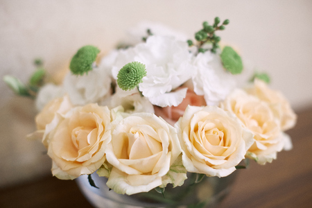 Wedding decor bouquet of flowers. Wedding decoration idea.の写真素材
