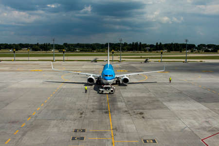Waiting for take-off