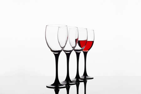 red wine in glasses. beautiful still life. Wineglasses. Posterの写真素材