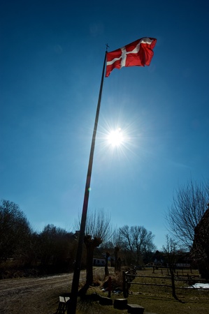 Danish Flah at Funenの写真素材