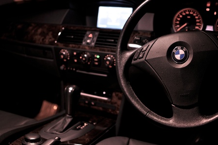 BMW 5 Series cabinのeditorial素材
