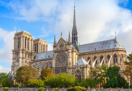 Notre Dame de Paris cathedral, France. The most popular city landmark Notre Dame de Paris cathedral, France. The most popular city landmark