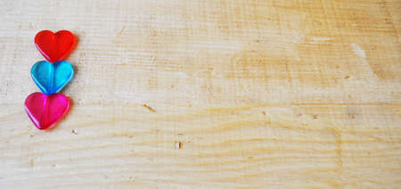 red heart to Valentine's Day, a gift - I love youの写真素材