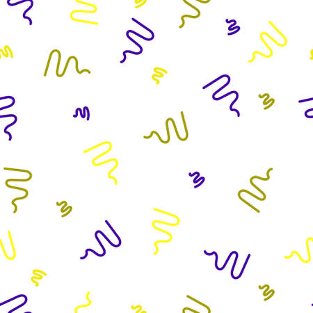 Colorful waven lines abstract seamless vector patternのイラスト素材