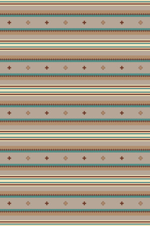 Ethnic seamless pattern. Geometric background. Southwestern decor. Striped mexican blanket, rug. Woven carpet illustration.のイラスト素材