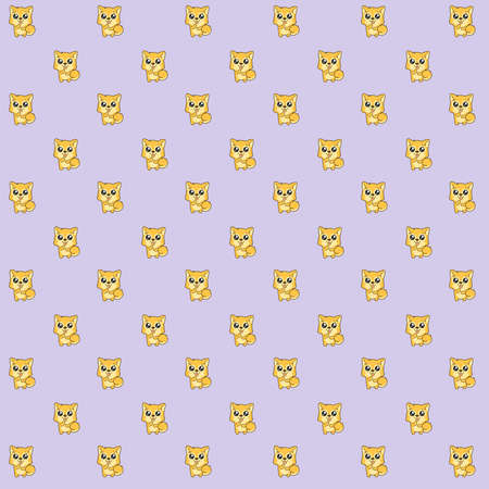 Pattern made of a kawaii illustration of HachikÅ, the legendary dog remembered for his remarkable...