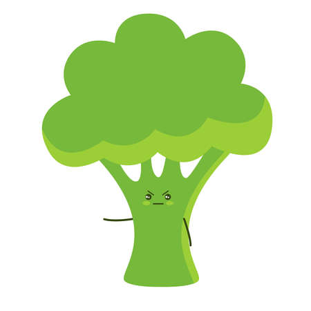 Judicious angry broccoli accusingの写真素材